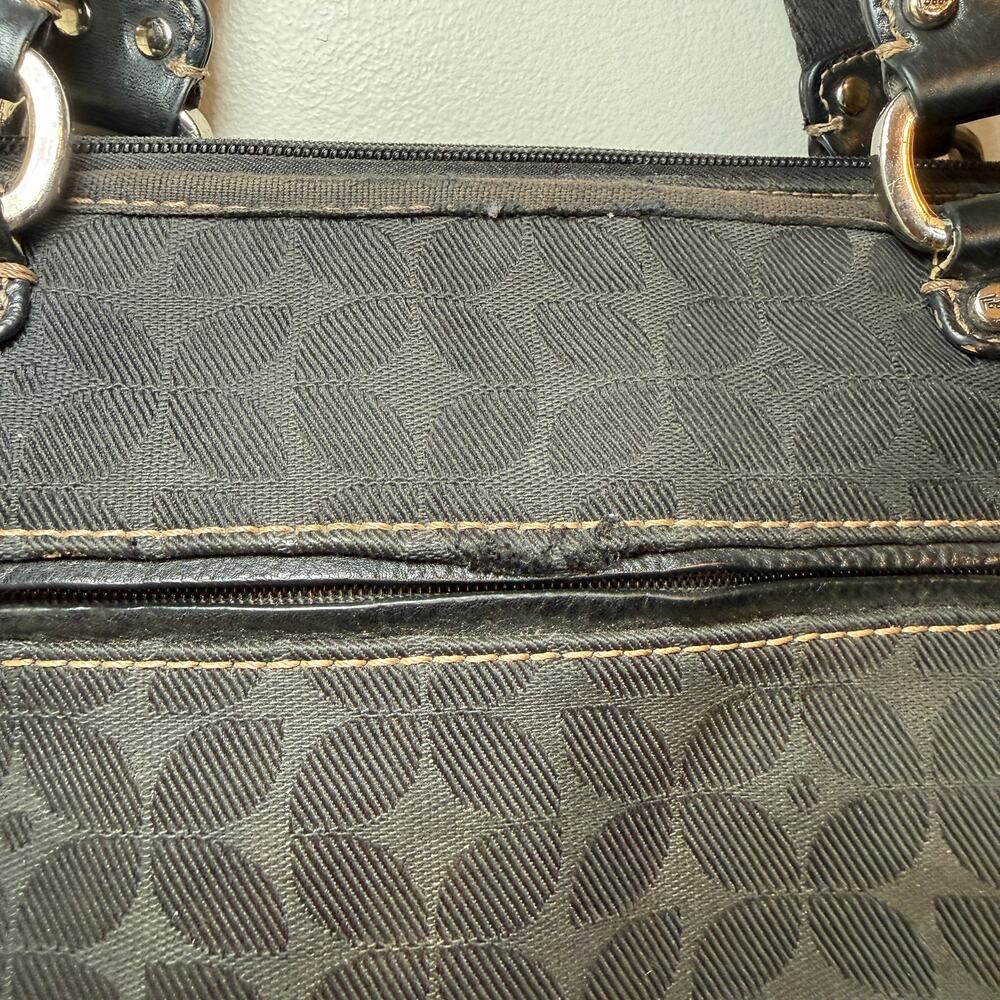 Fossil Women's Signature Print Canvas Key-Per Tot… - image 3